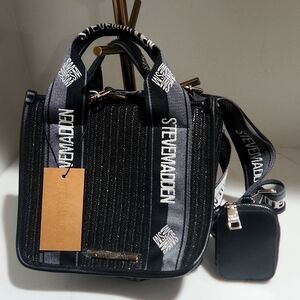 Steve Madden Bwebber Straw crossbody bag